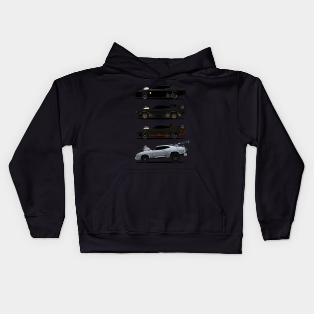 Interceptor Evolution Kids Hoodie by AutomotiveArt